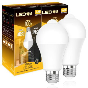 led�l���Z���T�[�d��e26����100�`�����Z���T�[���C�g1400lm�d���F�����Y��h�~�����_���ȃG�l���֓������Ɩ��g�C���L���K�i
