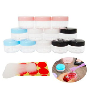 Wopanxye12�Z�b�g15ml�������ۃP�[�X�A�N�Z�T���[���[�r�[�Y���[�P�[�X���ϕi�p�������e��N���[���P�[�X�l�ߑւ��e��v���X�`�b�N�l�C�����[�{�b�N�X�ƒ�p���s�p�i15g�N���[���p�e��1�c