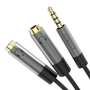 Cubilux 3.5mm�C���z�� �X�v���b�^�[�A�w�b�h�t�H�� 2�{�ڑ��A�~�j �W���b�N ��ҕ���/���z��A25cm