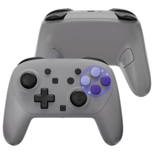 eXtremeRate Nintendo Switch 2 Pro �R���g���[���[�ɑΉ�DIY�����p�t���Z�b�g�V�F�� �{�^���A�J�X�^���t�F�C�X�v���[�g �w�� ��ʃJ�o�[�A�T���X�e�B�b�N ABXY �\���L�[ ZL ZR�{�^���t���ySNES�N���V�c