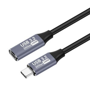 USBtypeC�����P�[�u��3MUSB3.2Gen2(20Gbps)�����f�[�^�ʐM/4K@60Hz�f���o��/240WPD�}���[�dPVC�f��USBC�^�C�vc�����R�[�h
