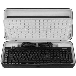 Geekria �t���T�C�Y�L�[�{�[�h �n�[�h�V�F���P�[�X Corsair Galleon 100 SD/K100 RGB/K70 MAX, ���C�U�[ Razer BlackWidow V4 Pro�ƌ݊������� �g���x���L�������O�o�b�O