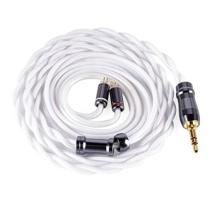 NICEHCK SnowWings �C���z�����P�[�u�� 0.78mm 2Pin 3.5mm 7N�⃁�b�L+24K�����b�LOCC+�����d�����V�[���h�w���� hifi���P�[�u�� �{���̋����b�L �����p �������P �������R�l�N�^ 1.2m DIY(3.5mm