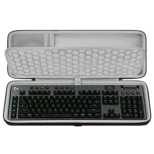 Geekria�t���T�C�Y�L�[�{�[�h�n�[�h�V�F���P�[�X���W�N�[��LogicoolG915/G915X�ƌ݊�������g���x���L�������O�o�b�O108���L�[�{�[�h�ɓK�p(�_�[�N�O���[)