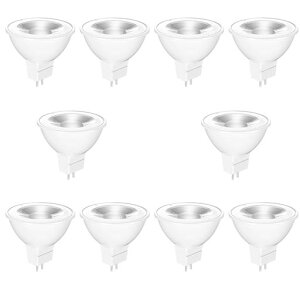 WenschaMR165W12VLED�d��GU5.350W�n���Q���g������3000K�̍������邳400LM�ɑ�������񒲌��\��10����(WarmWhite)