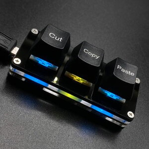 Sayodevice OSU �L�[�p�b�h 3 �L�[ USB �R�s�[�y�[�X�g �Ԏ����J�j�J���L�[�{�[�h