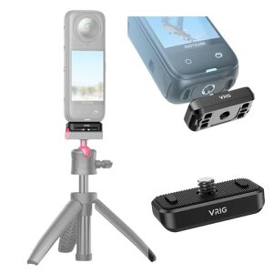 INSTA360X5X4/ONEX3/ONEX2�Ή�1/4�l�W���C�A�_�v�^�[�}�E���g�O�r�p���B��_���C�}�O�l�b�g�ϏՌ���1/4�l�W���t��