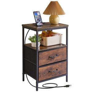 Aibiju�T�C�h�e�[�u���x�b�h�T�C�h�e�[�u���R���Z���g&USB�|�[�g�t���x�b�h���I�Q���I�z�������o����40���s��30����58cm�T�C�h�`�F�X�g���[�t���r���e�[�WYD-TM062H