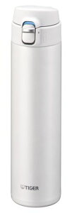 �y�{�̐H��@�Ή��z �^�C�K�[���@�r(TIGER) ���� 600ml �����v�b�V�� �X�e�����X�{�g�� �ۗ� �ۉ� �y�� �������ȒP BPA�t���[ �p�[���z���C�g MMJ-S060WJ