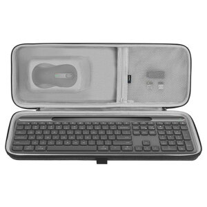 Geekria�L�[�{�[�h�L�������O�o�b�O���W�N�[��LogitechSignatureSlimSolar+K980CLVX1�����^�b�`�p�b�h�L�[�{�[�h�ɑΉ�EVA�n�[�h�V�F���g���x�������p�P�[�X(�_�[�N�O���[)