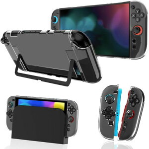 Chayoo Switch 2 �J�o�[ �X�C�b�`2 �P�[�X �N���A �J�o�[ ���̎��݌v �S�ʕی� ���ϏՌ� ���h�~ PC+TPU�ގ� ���� �w��h�~ ���΂݂Ȃ� ���E�ȒP ���� �y�� Switch2�̎����������� Switch 2 (2025)