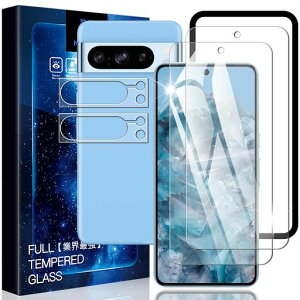 Nutmeg�Ή�GooglePixel8Pro�p�̃K���X�t�B����(2��)+GooglePixel8Pro�p�̃J�����t�B����(2��)�y���Ɏq�f�ސ��K�C�h�g�t���zpixel8pro�p�̃t�B�����d�x9H�s�N�Z��8PRO