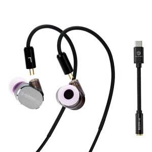 HiFiGo �L���C���z�� �Q�[�~���O�C���z�� �C�����j ROSE Technics Aurora Ultra 1 Planar + 1Dynamic Driver �J�i���^ ���j�^�[�C���z�� Type C-3.5mm�ϊ��A�_�v�^�[�t�� DAC����