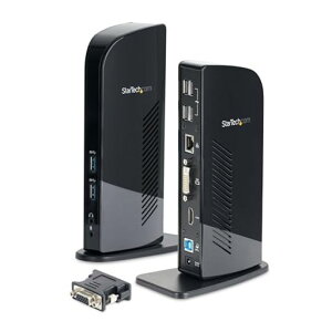 StarTech.comhbLOXe[V/USB3.0ڑ/fAj^[/HDMI&DVI܂VGA/6xUSB-Anu/MKrbgC[Tlbg/I[fBI/cu^/eOSΉ/USB-A}`|[gϊA_v^[