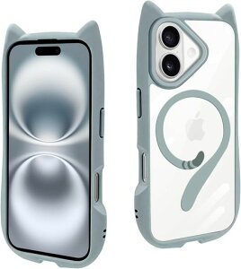 Case for �d�b�J�o�[ iPhone 16 plus�p�� �A�C�t�H�� 16 �v���X �P�[�X ���^ �����L MagSafe�ɑΉ� ���C�A���X�[�d �y�� �N���A �ی� �����o�b�N �}�O�Z�[�t�Ή� ���Γ��� �ϏՌ� �ϋv�� �����h�~ �c