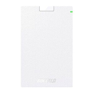 BUFFALO USB3.1(Gen.1)�Ή� �|�[�^�u��HDD �X�^���_�[�h���f�� �z���C�g 1TB HD-PCG1.0U3-BWA