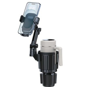 ���a���ԍڃh�����N�z���_�[2in1�J�b�v�z���_�[&�X�}�z�z���_�[����a�Ή�(72�`104mm)4.7�`7.2�C���`�Ή�360°��]����~�ߕt������Œ�񎲐L�k�A�[�������^�b�`���E�Ԏ�ėp���Ԏ�Ή�