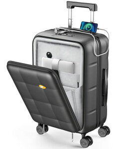 [MGOB]�X�[�c�P�[�X�@����������S�T�C�Y46L3.4kg�t�����g�I�[�v���t�����g�|�P�b�g�L�����[�P�[�X�L�����[�o�b�O�O�J���É��ϏՌ���䗷�s�r�W�l�X�o��1-4��USBType-C�|�[�g�t��YKK�t�@�X�i�[