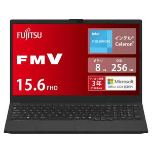 FMV�x�m�ʃm�[�g�p�\�R��WA1/J2(MSOffice2024/Win11/15.6�^/Celeron/8GB/SSD256GB)AH�V���[�YFMVWJ2A112_AZ