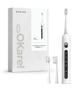 �y�������Ȉ�t���E�z�d�����u���V�G�y�C�I�X(Epeios)OKarePRO���g���u���V�\�j�b�N���u���V�d���ւ��u���V2�{Type-C�[�d��270���Ԏg�p�\4���ԋ}���[�dIPX7�h���������[�@�\�v���[���g�M�t�g