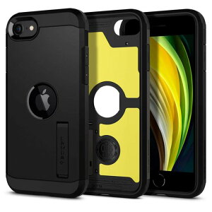 SpigeniPhoneSE3SE2�y��3/2����z�P�[�XiPhone7/8�p�P�[�X�ϏՌ��X�^���h�t���ČRMIL�K�i�擾�O�w�\���X�}�z�X�^���h�J�����ی쏝�h�~�Ռ��z���^�t�E�A�[�}�[ACS00950(�u���b�N)