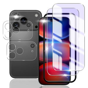Awubaige �y�u���[���C�g�J�b�g�zFor iphone17 pro max �p�� �K���X�t�B���� + For iphone17 pro max �p�� �J�����t�B�����y2+2���Z�b�g+�K�C�h�g�t���z��p�ق�17 pro max �p�� �ڂ̔��y��
