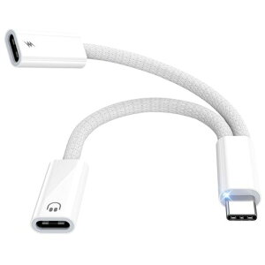 USBTypeCtoTypeCI[fBIϊA_v^[2in1CzWbNϊ^CvCCzϊDACHi-Fi24Bit/96KHz&PD60W[dgp\ʒ/ʘb/yΉ