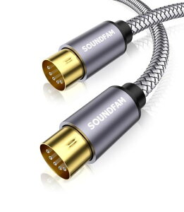 MIDI�P�[�u��5MSOUNDFAM5�s��MIDI�L�[�{�[�h�R�[�hDIN�I�X-�I�X�V���Z�T�C�U�[�A�I���K���A�G���N�g���b�N�s�A�m�AMIDI�M�^�[�Ȃǐڑ��p(?�O���[)