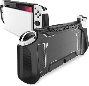 Mumba Nintendo Switch OLED 2021�p �P�[�X �L�@EL���f�� TPU�O���b�v �ی�J�o�[ �h�b�L���O�\ �A�N�Z�T���[ Nintendo Switch OLED��Joy-Con �R���g���[���[�Ή� [Blade �V���[�Y]