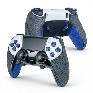 PS5 DualSense Edge�p�R���g���[���[�O���b�v SHADOW BOOLT�� �h���E���w�e�N�X�`���[�E�z�����H �J�b�g�ς݃O���b�v�e�[�v(���^���b�N�O���[&�u���[�A�A�b�v�O���[�h��2.0)