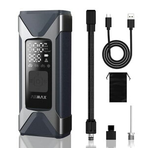 ASMAX���]�ԋ�C����d����C����o�C�N�ԃG�A�[�|���v2500mAhx3��e�ʃo�b�e���[�ő刳��160PSI�^�C����C�����m50cm�N�C�b�N�����[�X�G�A�z�[�X������~�Ď�/����/�p�������փo���u�Ή����c