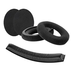 Geekria �C���[�p�b�h + �w�b�h�o���h Sennheiser �[���n�C�U�[ Sennheiser HD 380/ 380 Pro, PC350, Game Zero �� �Ή� ���� �p �w�b�h�z���p�b�h �C���[�p�b�h �C���[�N�b�V���� �Z�b�g