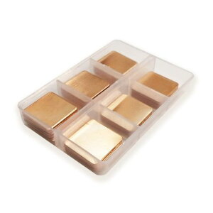 Easycargo40pcs6Sizes20mmCopperPadShimThermalKitCoolerCopperPadheatsinkforCoolingCPUGPUVGARAMSSDNVMeM.2
