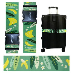 TeeoffLuggageStrapsSuitcaseBelts�ו��X�g���b�v�X�[�c�P�[�X�x���g�g���x���o�b�O�A�N�Z�T���[���߉\��220CM(Banana)