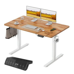 FEZIBO�d�����~�f�X�NUSB-A/Type-C�t����120cm���s60cm�X�^���f�B���O�f�X�N�㉺���~�f�X�N�������~���f�X�N�����������[�@�\�É�pc�I�t�B�X�f�X�N�e�����[�Nstandingdesk