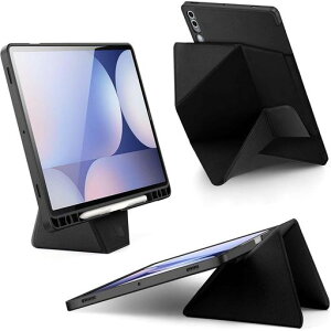 HUKWIMO Galaxy Tab S12 Ultra / S11 Ultra �Ή� �^�u���b�g�P�[�X PU���U�[ 14.6�C���` ���^ �y�� �O�p�܂肽���݃X�^���h �}�O�l�b�g�� �I�[�g�X���[�v �ϏՌ� ������� �ی�J�o�[