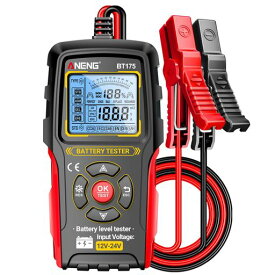 ANENGバッテリーチェッカー12V/24V対応カーバッテリーチェッカー50〜1999CCA3AH〜200AHデジタルバッテリーロードテスターLCD表示電圧・バッテリー診断機車・トラック・オートバイ・電動工具対応