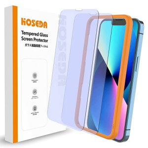 �y�u���[���C�g�J�b�g�ziPhone16e/14/13Pro/13�K���X�t�B�������͂�ی�ڂ̔��y���t���ی�t�B�����C�A�Ȃ��ϏՌ������x�^�b�`(6.1�C���`�A�C�t�H��16e/14/13Pro/13�p)