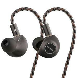 KEFINEDelci�L���C���z��10mmDLC+PU�����U���_�C�i�~�b�N�h���C�o�[IEM���y�ʍq��@�O���[�hCNC�A���~➑�0.78mm2Pin���P�[�u���Ή������x���P�[�u��3.5mm�v���O�J�i���^HIFI