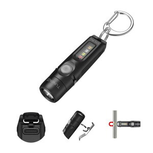 TUNENGE S15Pro �L�[�`�F�[�������d���A750 �����[���� EDC �|�P�b�g�����d�� �N���b�v�t�� USB C �[�d���~�j�����d�� �}�O�l�b�g�t�� �n�C�L���O �L�����v �C���ɍœK (�u���b�N)