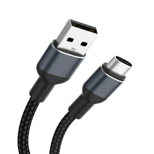 Haute42 USB Type C �P�[�u�� 3m �����P�[�u�� 3A �}���[�d �^�C�vc �����f�[�^�]�� ���ϋv�i�C���� �R�[�h �A�P�R�� ���o�[���X�R���g���[���[�Ή�