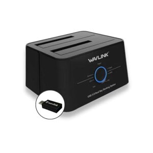 WAVLINKUSB3.0-SATAfAxCOtn[hhCuhbLOXe[VhbNfvP[^[2.5/3.5C`HDD/SSDMAX2x16TBUSBA-USBCRo[^[dA_v^[