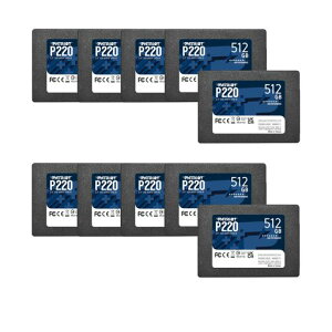 PatriotP220512GBInternalSSD-SATA32.5h-SolidStateDriveRetail10Pack-P220S512G2510