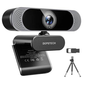 Web�J����4K�I�[�g�t�H�[�J�X800����f2025�N�A�b�v�O���[�h��DEPSTECH�E�F�u�J����UHD�掿�f���A���}�C�N�������������␳USB�ڑ�PC�J�����r�f�I�`���b�g�r�f�I��c�I�����C�����Ɛ�����MACOS