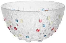 ダンスク(Dansk)バブルコンフェティフルーツボールカラフルなドットで彩るガラスの器フルーツだけでなくヨーグルトやシリアルなどにも容量470ml北欧デザイン791269
