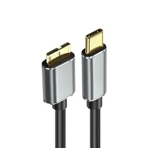USBTypeCtoMicroB3.0�ϊ��P�[�u��USBC�O�t��hdd�P�[�u���ő�5Gbps�����f�[�^�]��3A�}���[�d�����b�L�R�l�N�^MacBook(Pro)/GalaxyS5Note3/�J�������Ή�-0.5m