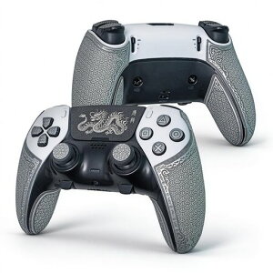 PS5 DualSense Edge�p�R���g���[���[�O���b�v SHADOW BOOLT�� �h���E���w�e�N�X�`���[�E�z�����H �J�b�g�ς݃O���b�v�e�[�v(�A�b�V���O���[&�V���o�[�A�A�b�v�O���[�h��2.0)