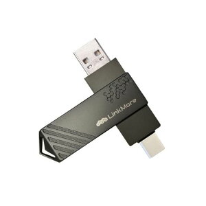 LinkMore256GBUSB������2in1OTG�Ή�Type-A&Type-C360�x��]���������y�ő�Ǎ�150MB/s�z