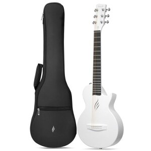 Enya Nova Go Mini �A�R�[�X�e�B�b�N�M�^�[�E�J�[�{����̐��^1/4�T�C�Y�~�j�M�^�[���S�҃L�b�g�A�M�^�[�P�[�X�t��(�z���C�gWhite)