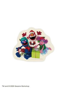 �yCOZY HOLIDAY�z�_�C�J�b�g�X�e�b�J�[ SESAME STREET MARKET �Z�T�~�X�g���[�g�}�[�P�b�g ���[�� �X�e�b�J�[�E�V�[���E�e�[�v ���b�h[Rakuten Fashion]